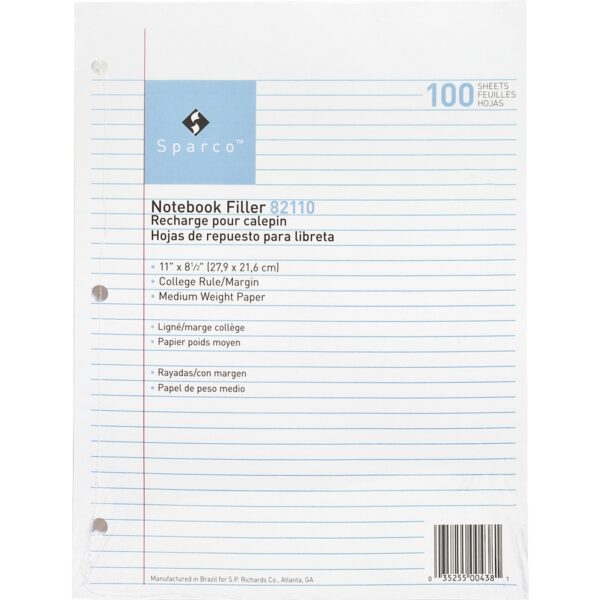 Looseleaf paper 100 sheets
