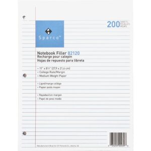 Looseleaf refill 200 pages