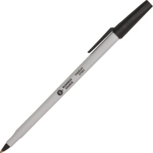 BUSINESS SOURCE - 37531 - Ballpoint Pens - Black - 60 Pack