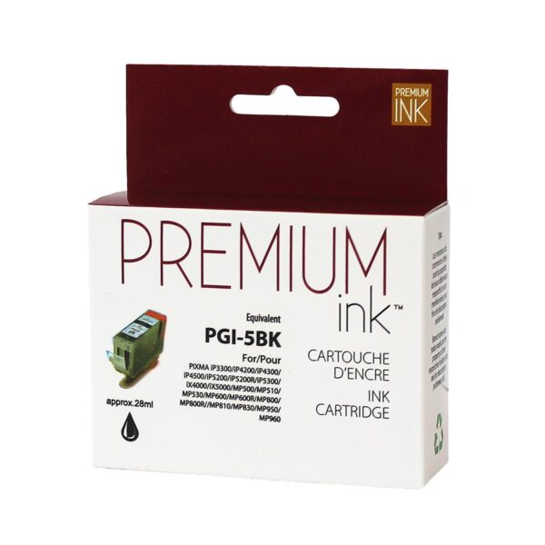Premium New Ink/Toner Replacement for CANON 5 (Black)