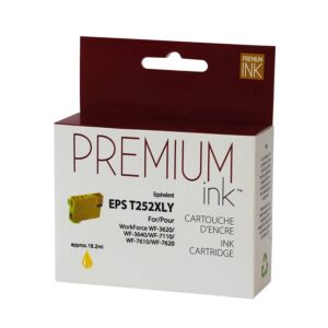 Premium New Ink Replacement for  Epsons T252 XL (Yellow)