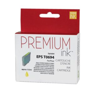 Premium New Ink/Toner Replacement for EPSON T0694 (Yellow)