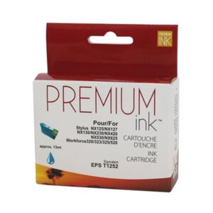 Premium New Ink/Toner Replacement for EPSON T1252 (Cyan)