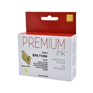 Premium New Ink/Toner Replacement for EPSON T1254 (Yellow)