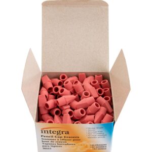 144 Pack of Pink Pencil Cap Erasers