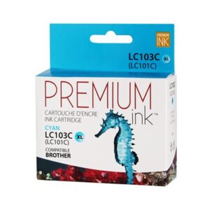 Premium New Ink/Toner Replacement for BROTHER 103 XL (Cyan)