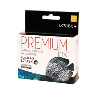 Premium New Ink/Toner Replacement for BROTHER 51 XL (Black)
