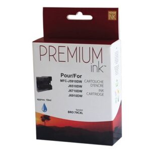 Premium New Ink/Toner Replacement for Brother LC79 XL (Cyan)