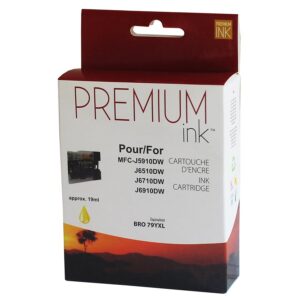 Premium New Ink/Toner Replacement for BROTHER LC79XL (Yellow)