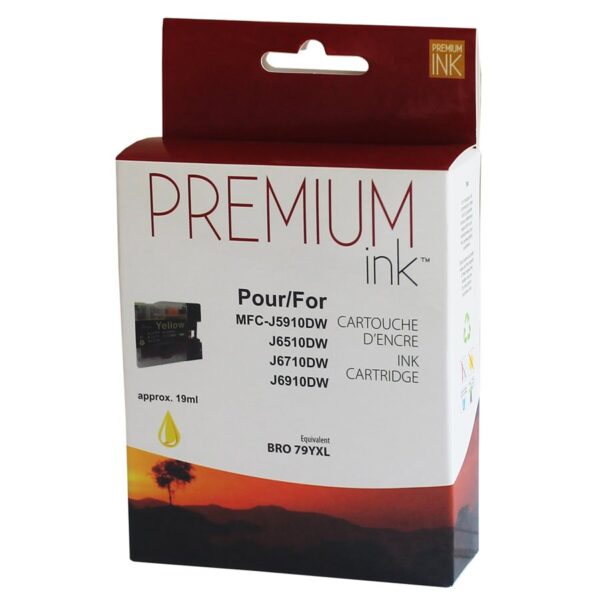 Premium New Ink/Toner Replacement for BROTHER LC79XL (Yellow)