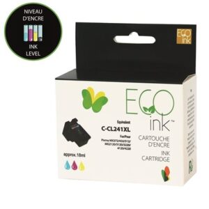 Eco Remanufactured Ink/Toner Replacement for Canon 241 XL (Colour)
