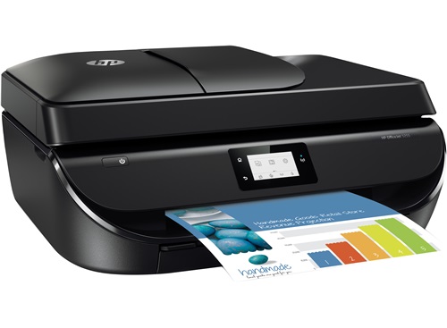 HP - OfficeJet 5255 - Wireless All-In-One Printer with Fax - Colour