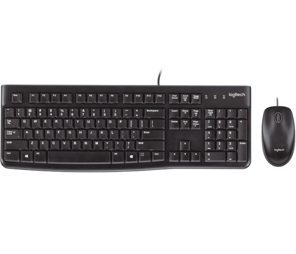 Logitech KM Desktop MK120 USB Wired