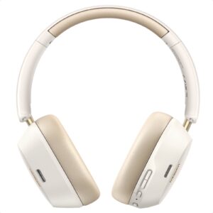 HiTune Max 5C Hybrid Active Noise-Cancelling Headphones - White