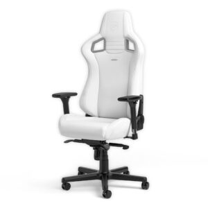 EPIC Gaming Chair - White Edition - Faux Vegan Leather