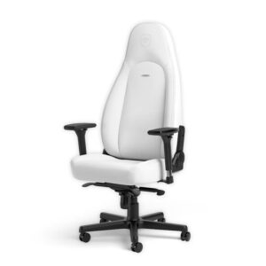 ICON Gaming Chair - White Edition - Faux Vegan Leather