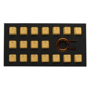 Rubber Keycap Set (18) - Neon Orange