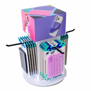 4 Peg/25 Unit Spinning Countertop Display for PhoneSquid