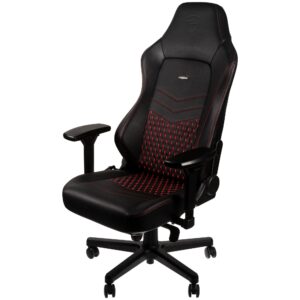 HERO Gaming Chair - black/red - Real Leather