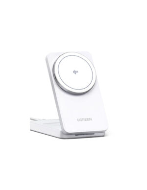 2-in-1 Wireless Charger for iPhone + AirPods - White (EOL)