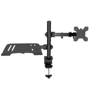 Desk Mount Arm for 13-32 Monitor and Laptop Shelf